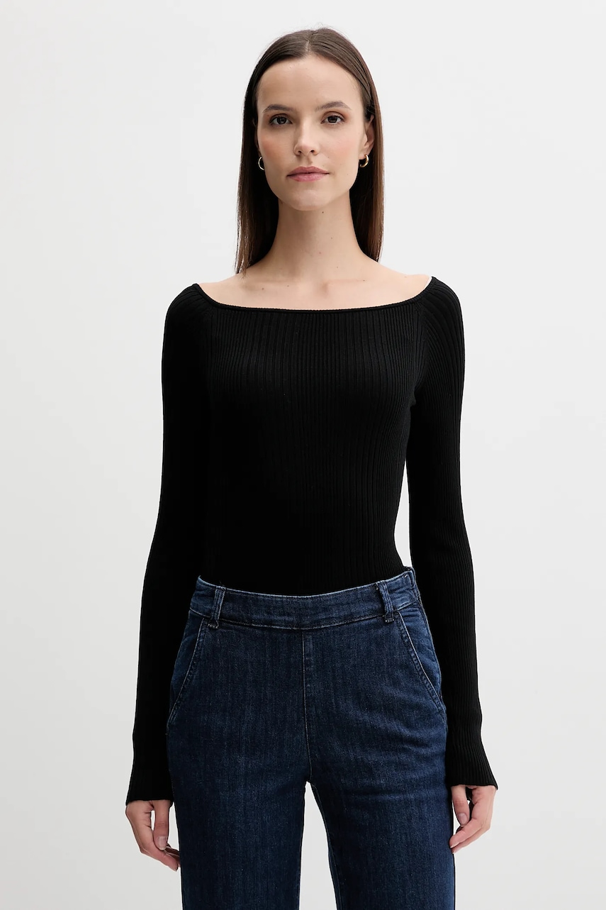 Svetr United Colors of Benetton dámský, černá barva, 16UYD10E7