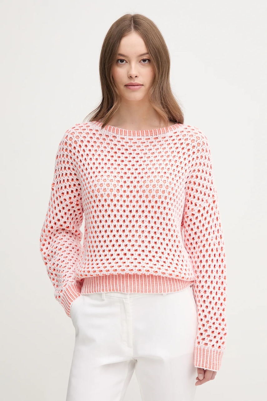 Svetr United Colors of Benetton dámský, oranžová barva, 1194E10D9