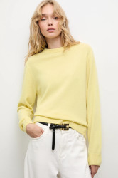 Svetr z merino vlny Answear.LAB dámský, žlutá barva