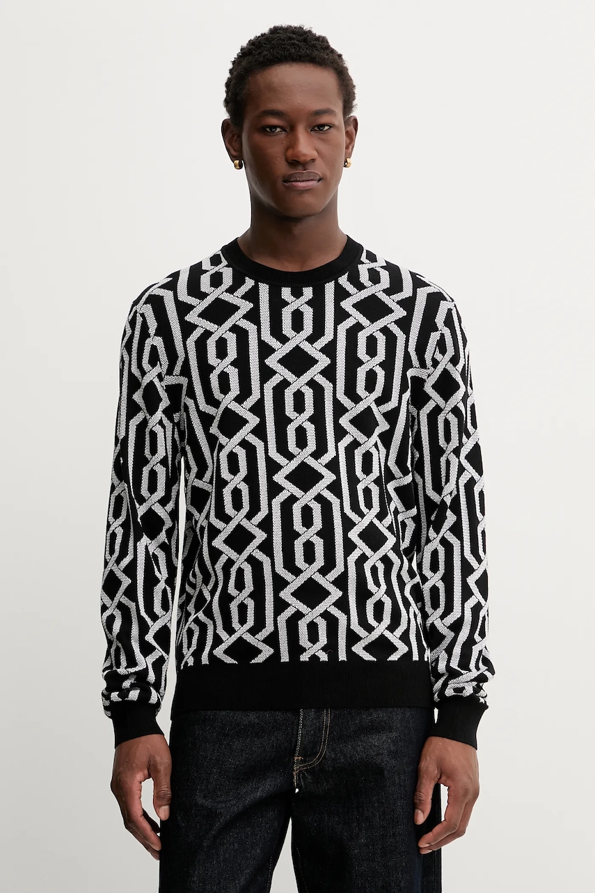 Svetr z vlněné směsi HUGO Souvawn