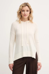 Svetr z vlněné směsi Marella Emme by Marella dámský, béžová barva, 2525366011200