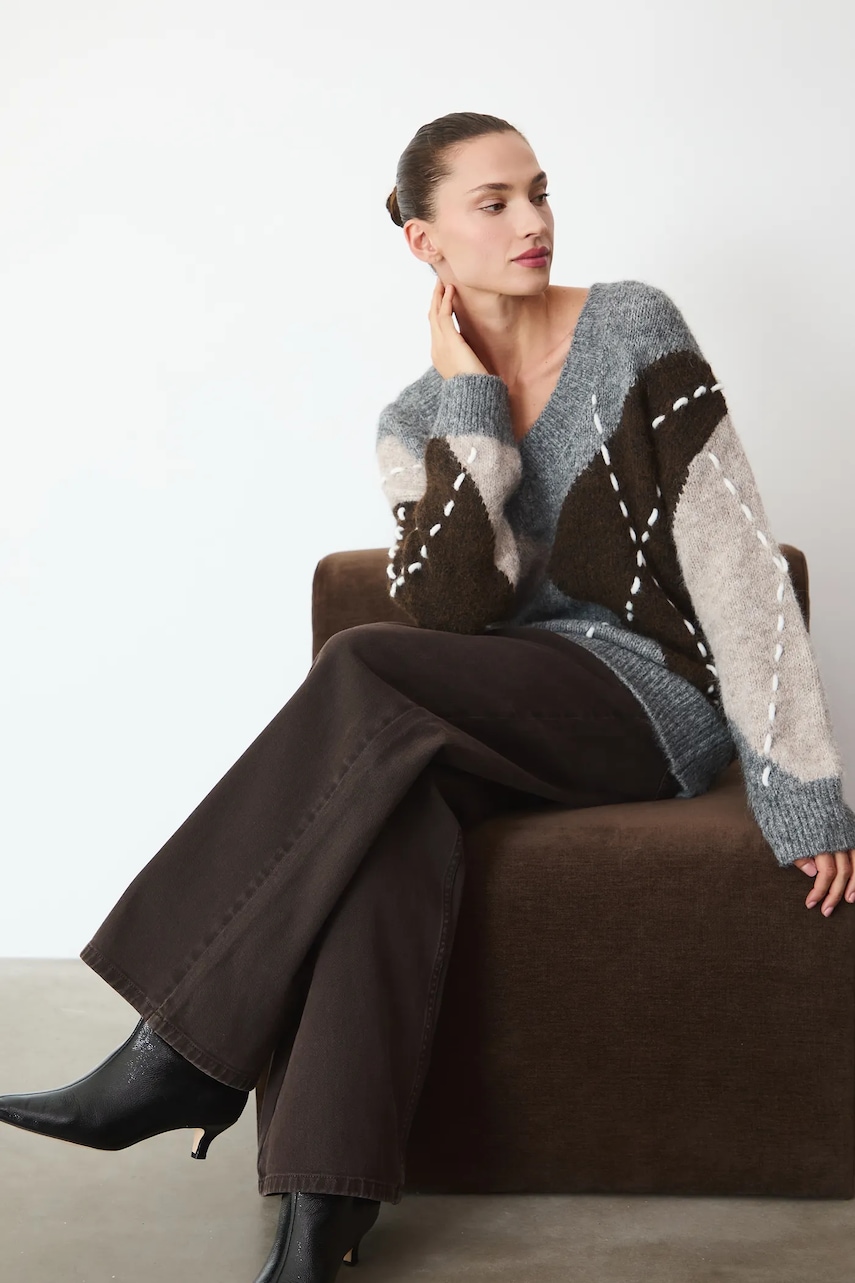 Svetr z vlněné směsi Medicine dámský, více barev