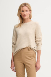 Svetr z vlněné směsi Pepe Jeans dámský, béžová barva, PL7000031