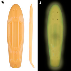 Svítící deska pro penny board WORKER Solosy 22.5*6" oranžová