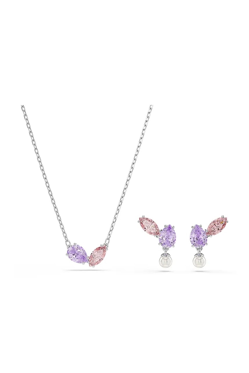 Swarovski  dámská kovová sada šperků s krystalem  Ariana Grande x