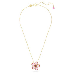 Swarovski Krásný pozlacený náhrdelník se Swarovski krystaly Florere 5657875