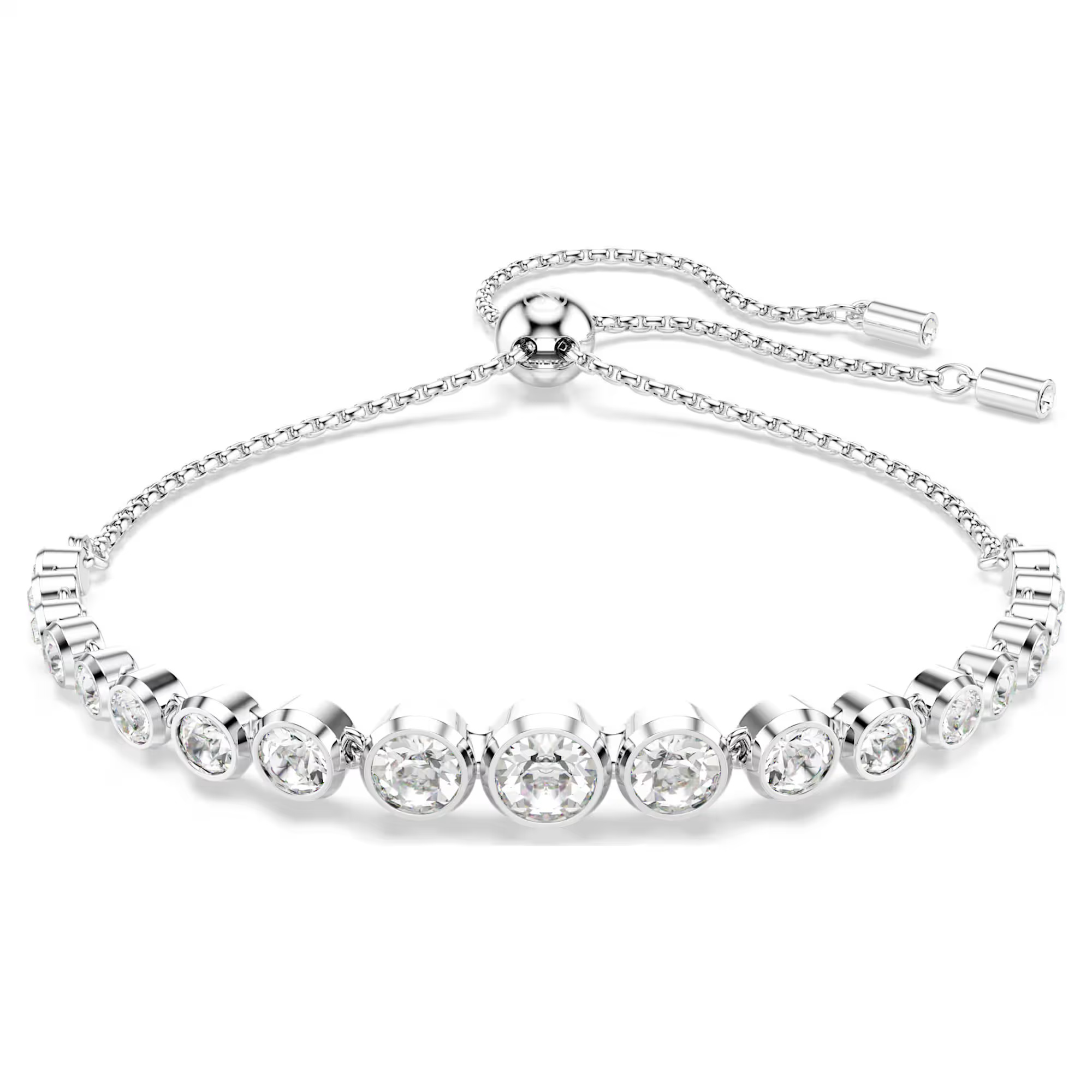 Swarovski Nadčasový náramek s čirými krystaly Tennis Imber 5705451