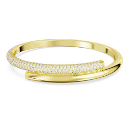 Swarovski Nadčasový pevný náramek se Swarovski krystaly Dextera 5674979 M - 6 x 5 cm