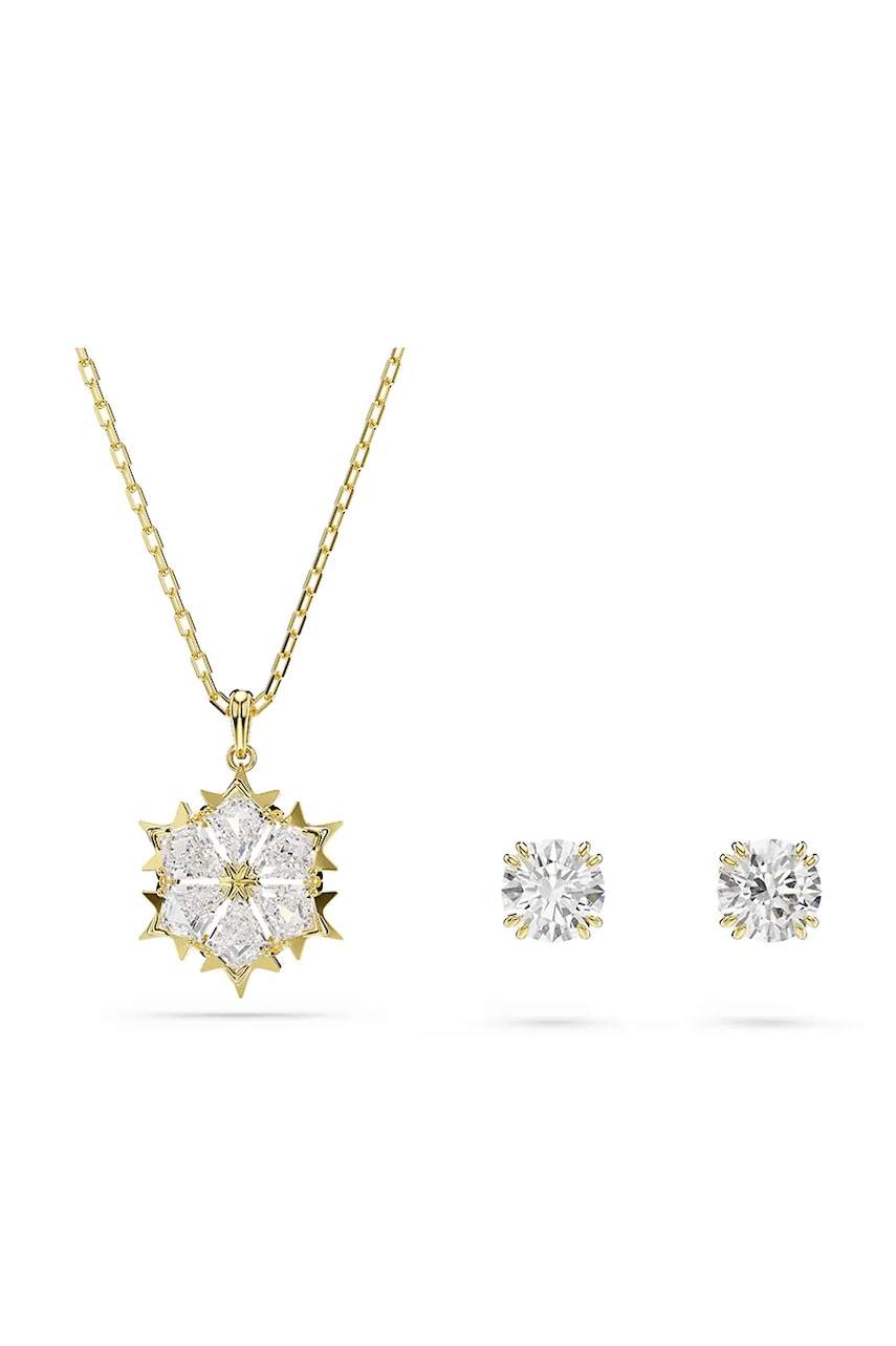 Swarovski  náhrdelník a náušnice dámské pozlacené kubický zirkon MAGIC