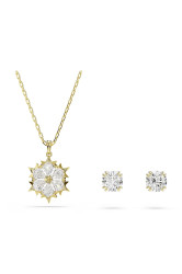 Swarovski  náhrdelník a náušnice dámské pozlacené kubický zirkon MAGIC