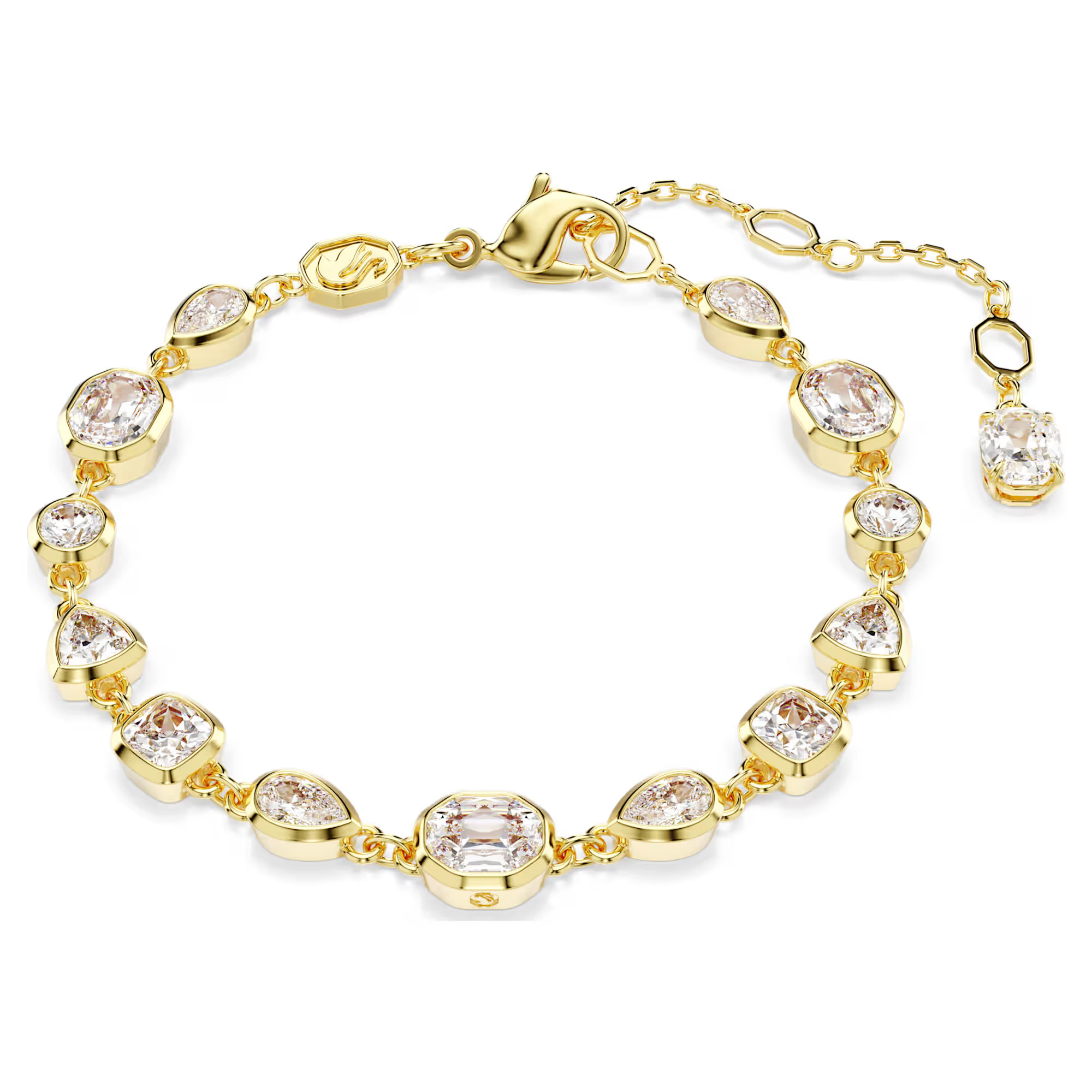 Swarovski Okouzlující třpytivý náramek se zirkony Tennis Imber 5705471