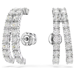 Swarovski Oslnivé záušnice s čirými zirkony Matrix 5705835