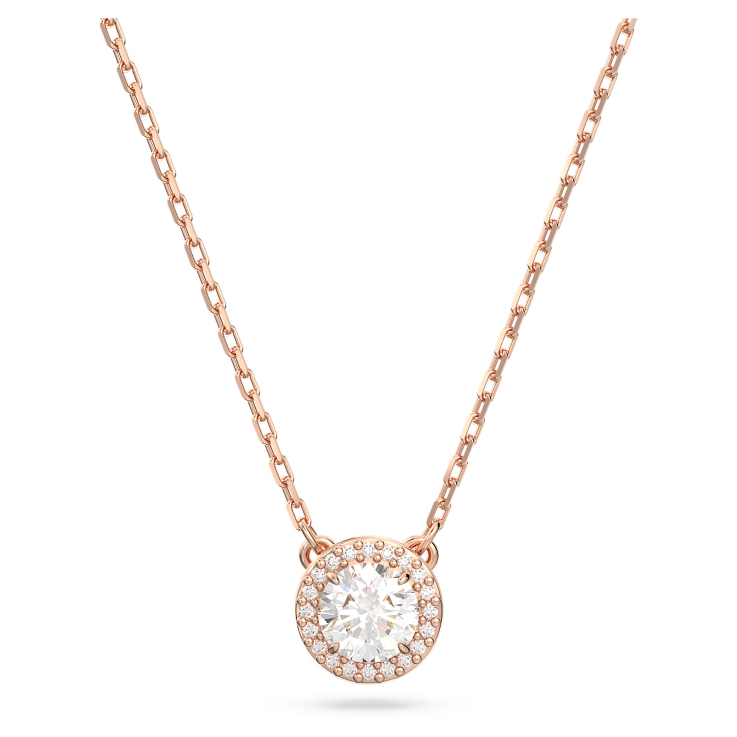 Swarovski Oslnivý bronzový náhrdelník se Swarovski krystalem Constella 5636272
