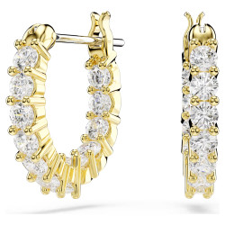 Swarovski Pozlacené kruhy se zirkony Matrix Vittore 5733398