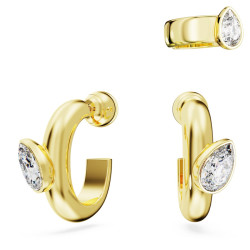Swarovski Sada pozlacených náušnic se Swarovski krystaly Dextera 5663262