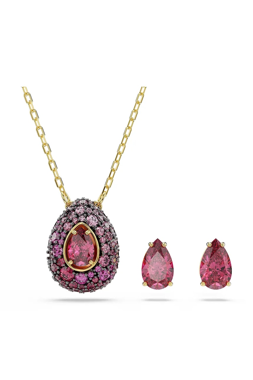 Swarovski  sada šperků dámská pozlacená kubický zirkon SUBLIMA 3-pack