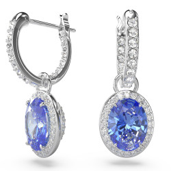 Swarovski Třpytivé náušnice kroužky s přívěsky 2v1 Una Angelic 5671817