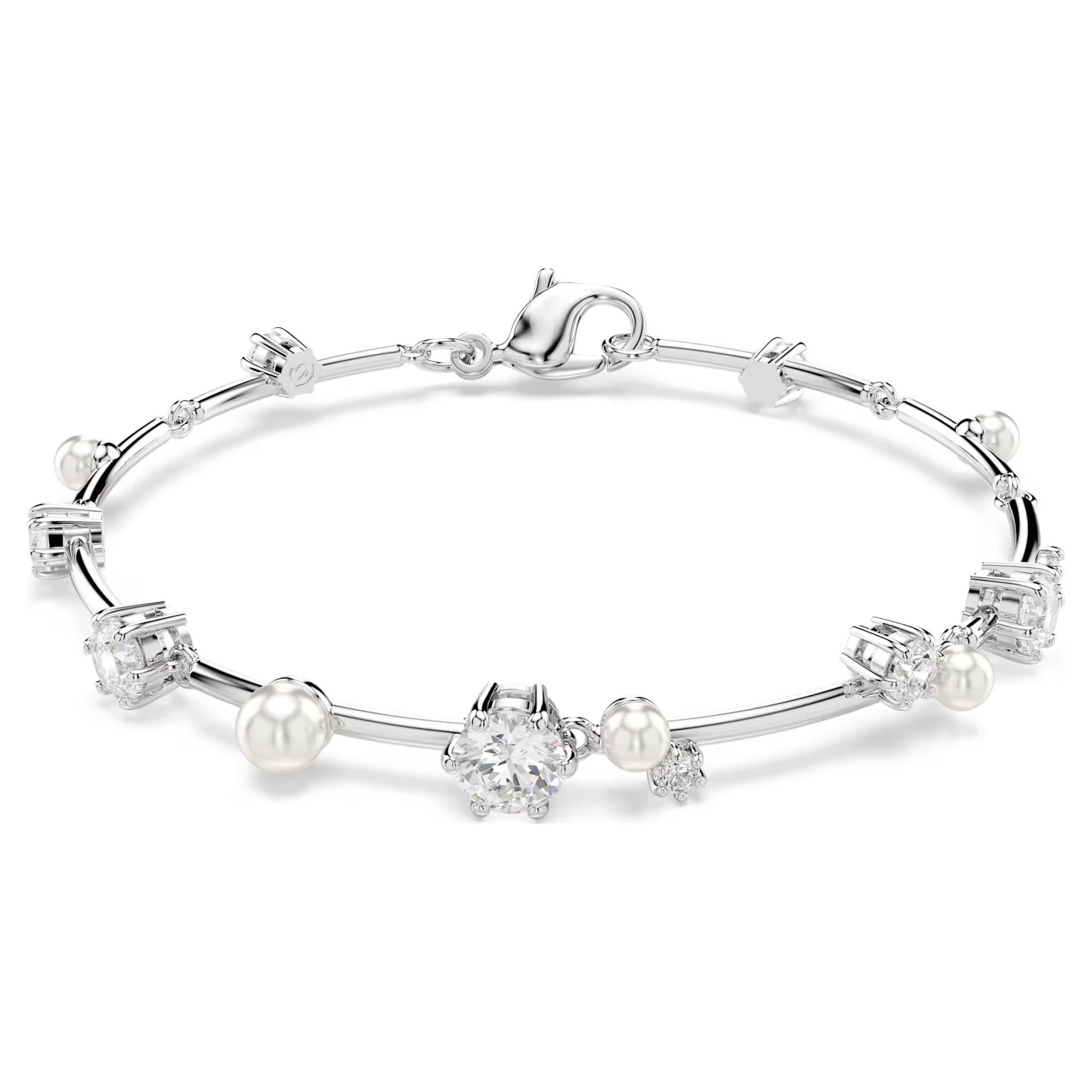 Swarovski Třpytivý náramek s krystaly a perličkami Constella 5707511