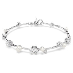 Swarovski Třpytivý náramek s krystaly a perličkami Constella 5707511