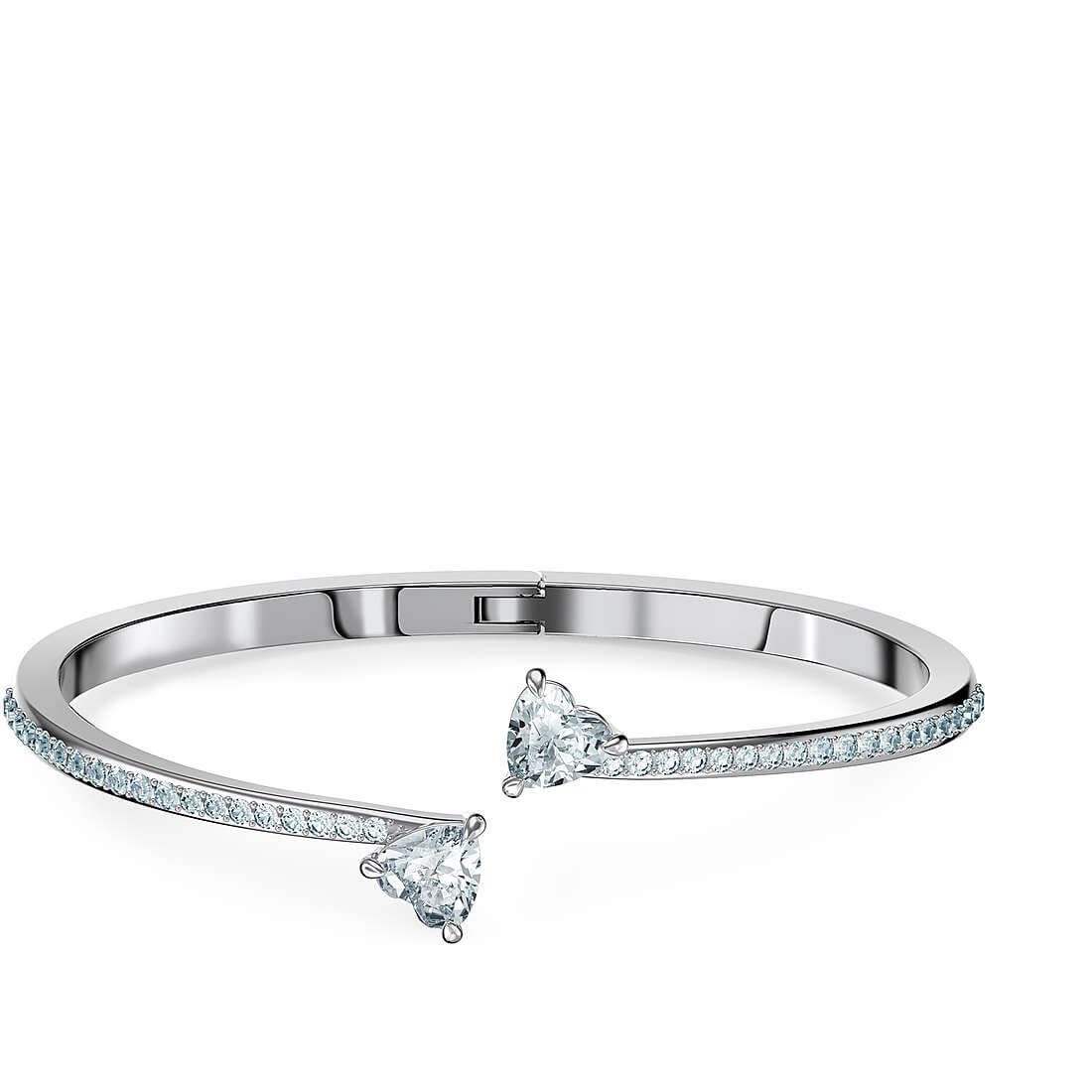 Swarovski Třpytivý pevný náramek Mesmera 5518814 S - 5,4 cm