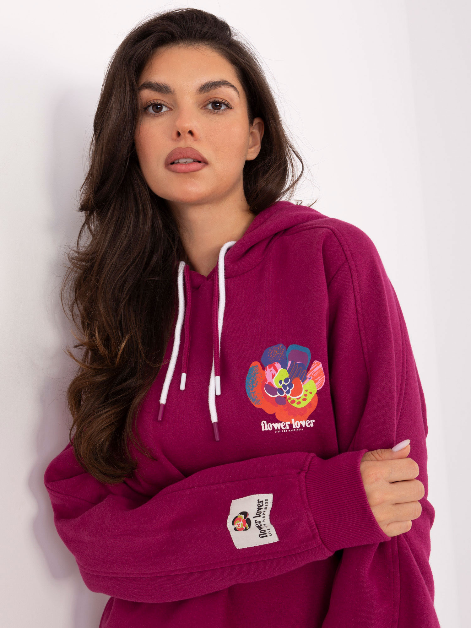 Sweatshirt-D10600BK02784A-fuchsia