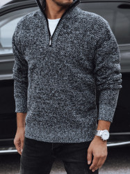 Sweter męski ciemnoszary Dstreet