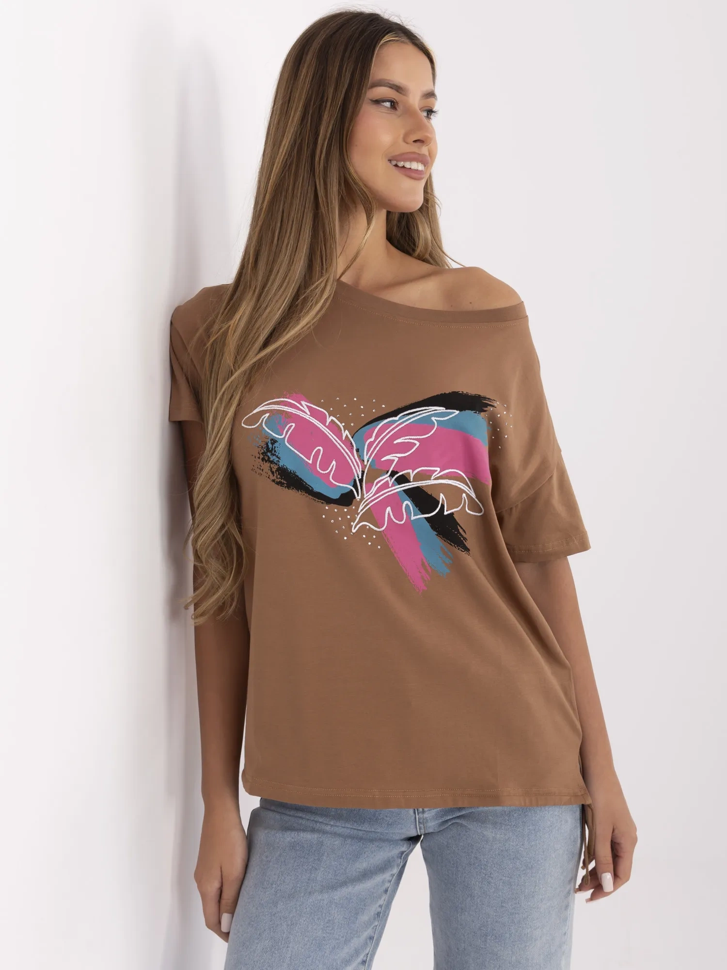 T-shirt-CLM-TS-1019.79-light brown