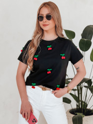 T-shirt damski CHERETTE czarny Dstreet