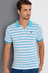 T8545 DEWBERRY T-SHIRT-BLUE