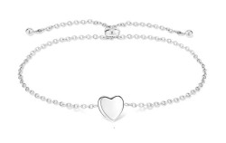 Tamaris Ocelový náramek se srdíčkem Bold Hearts TJ-0624-B-23