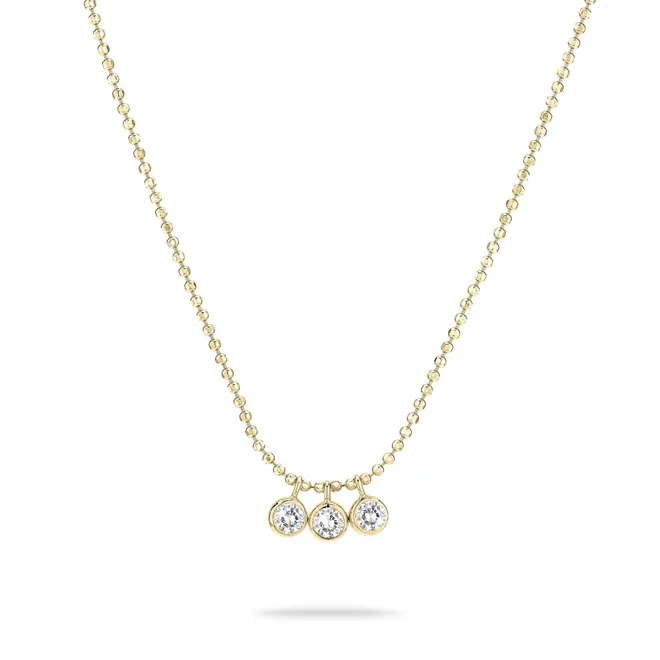 Tamaris Pozlacený náhrdelník se zirkony Tiny Glimmer TJ-0604-N