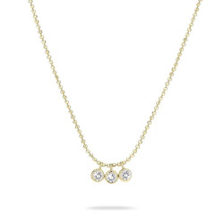Tamaris Pozlacený náhrdelník se zirkony Tiny Glimmer TJ-0604-N