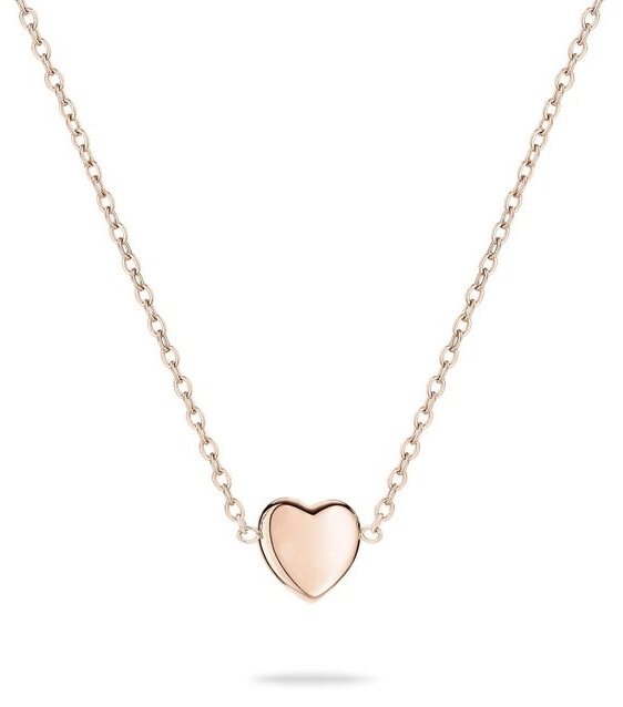 Tamaris Půvabný pozlacený náhrdelník Bold Hearts TJ-0623-N-45
