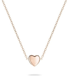 Tamaris Půvabný pozlacený náhrdelník Bold Hearts TJ-0623-N-45