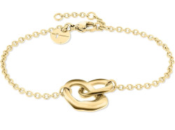 Tamaris Slušivý pozlacený náramek Organic Shapes TJ-0619-B-21