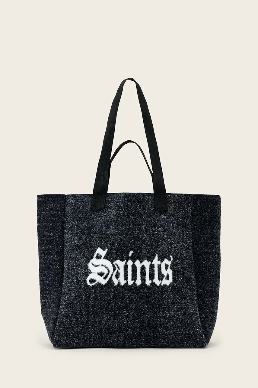 Taška AllSaints IZZY černá barva, W298XD