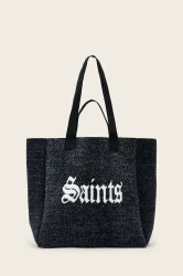 Taška AllSaints IZZY černá barva, W298XD