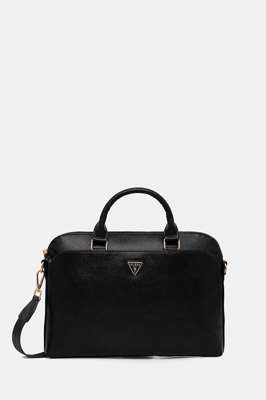 Taška na notebook Guess černá barva, GUCB15PGTSPSK