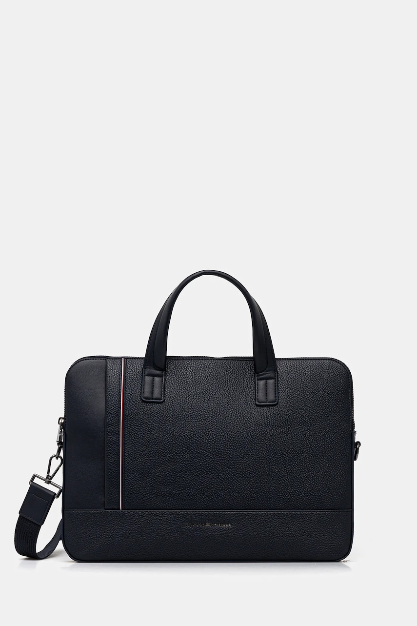 Taška na notebook Tommy Hilfiger tmavomodrá barva, AM0AM13631