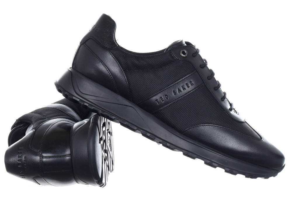 TED BAKER LONDON - Černé polobotky Marckus