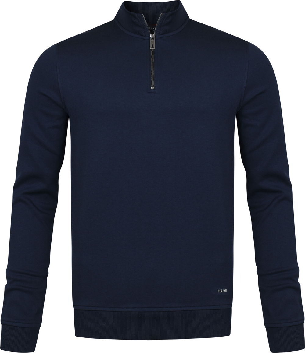 TED BAKER LONDON - Pánská mikina Navy Antram