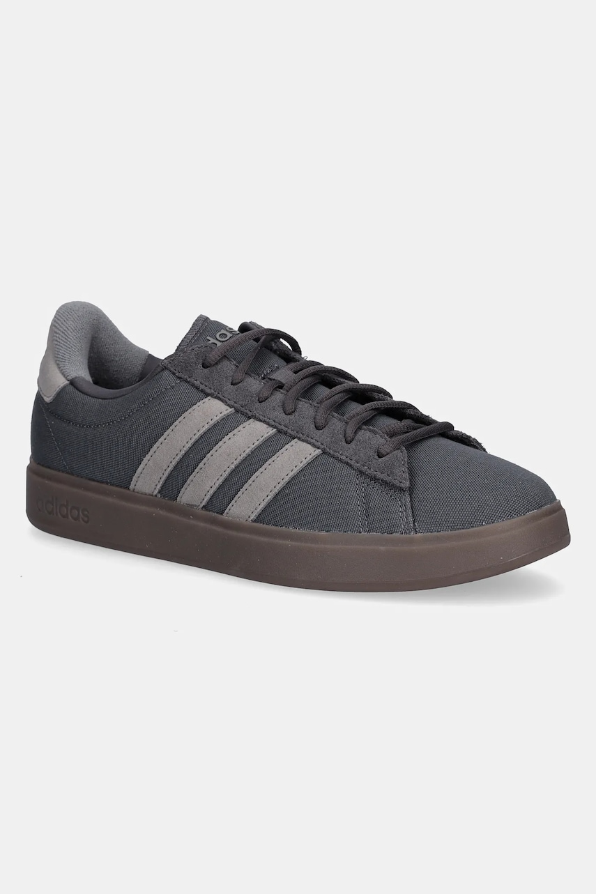 Tenisky adidas Grand Court 2.0 pánské, šedá barva, JS1702