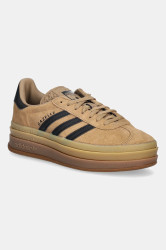 Tenisky adidas Originals Gazelle Bold dámské, hnědá barva, JQ3582