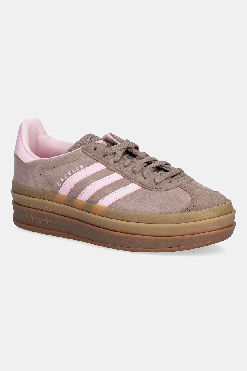 Tenisky adidas Originals Gazelle Bold W hnědá barva, JQ6436