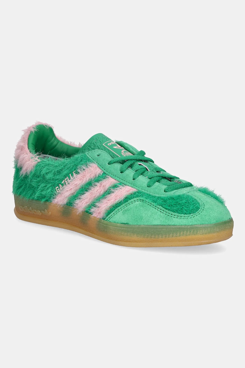 Tenisky adidas Originals Gazelle Indoor dámské, zelená barva, JP8342