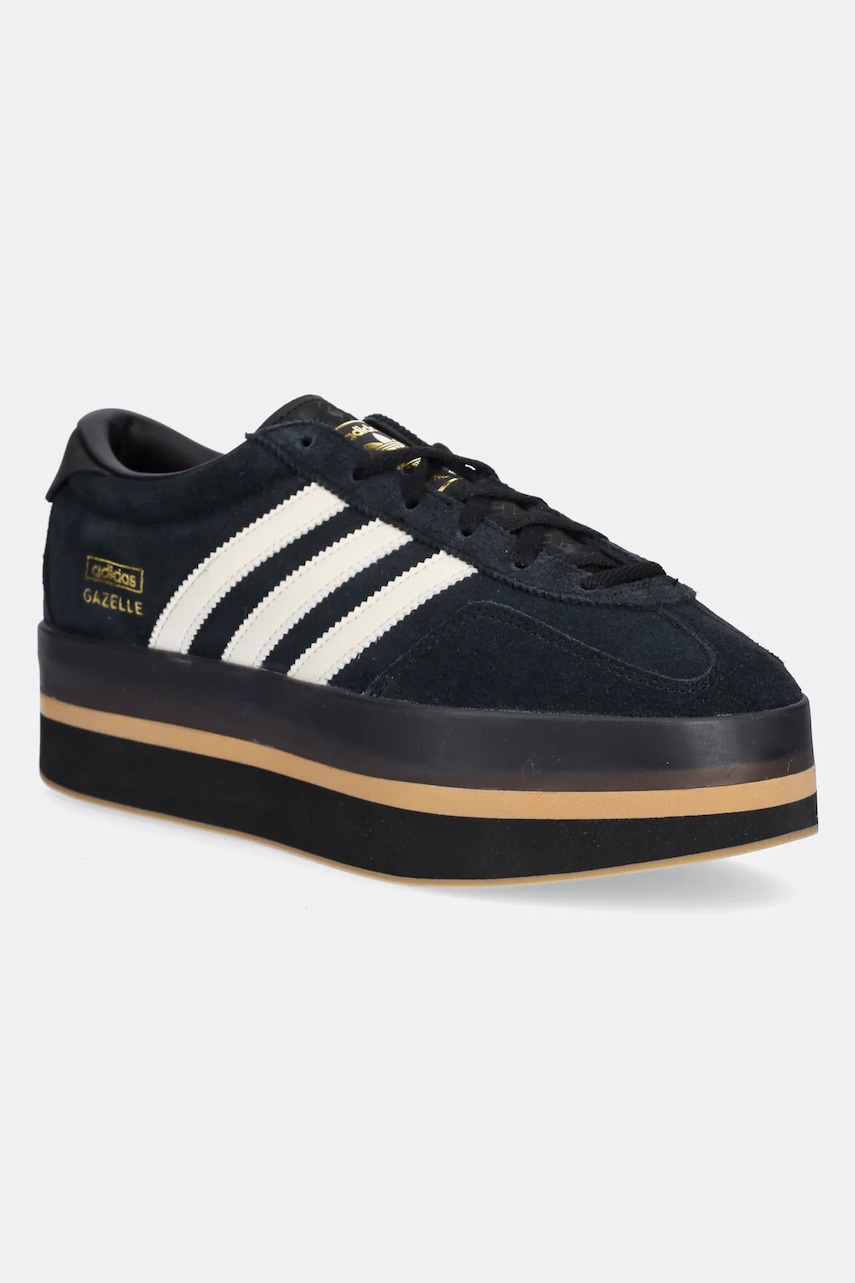 Tenisky adidas Originals Gazelle Stack černá barva, JS0239