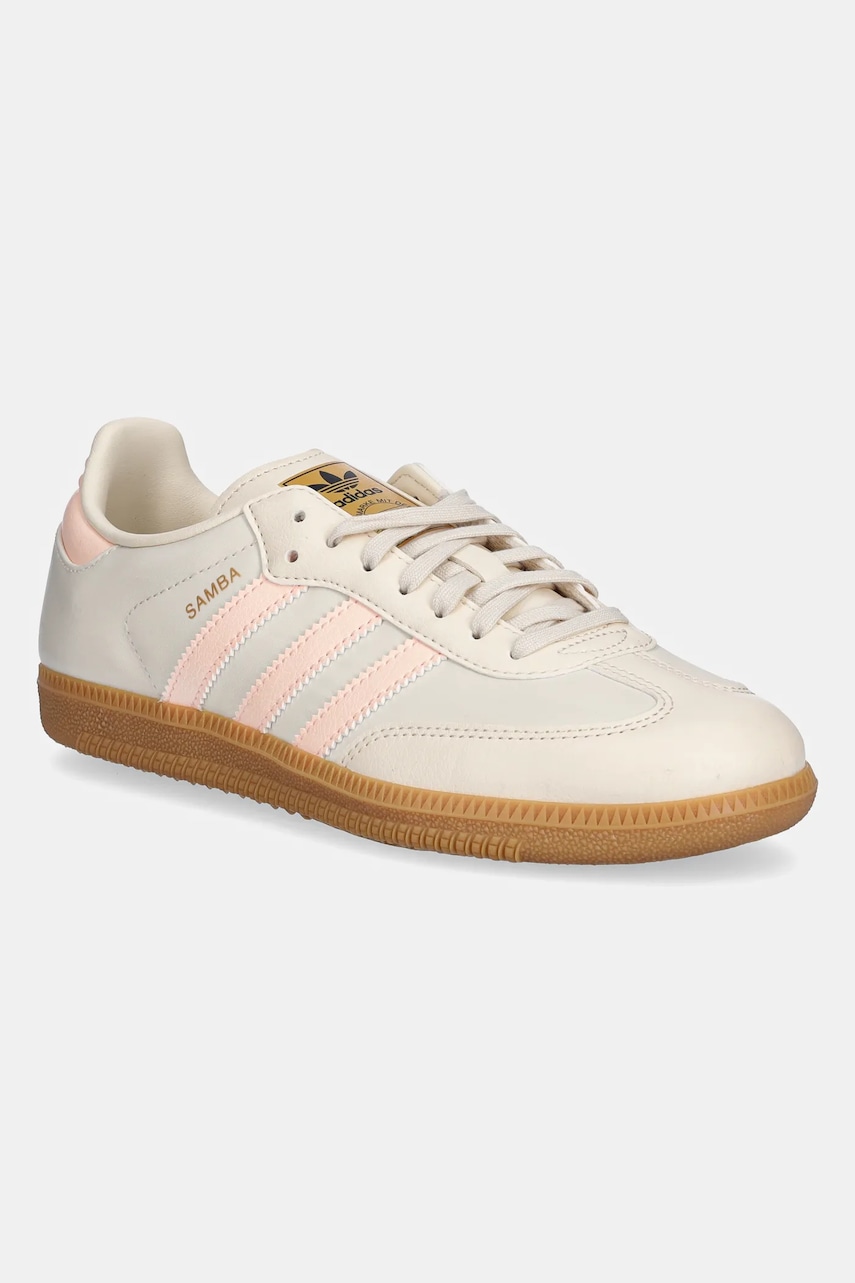 Tenisky adidas Originals SAMBA OG béžová barva, JH7598