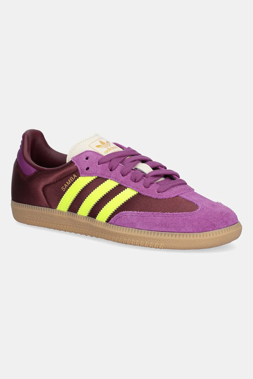 Tenisky adidas Originals Samba OG dámské, fialová barva, JS1316