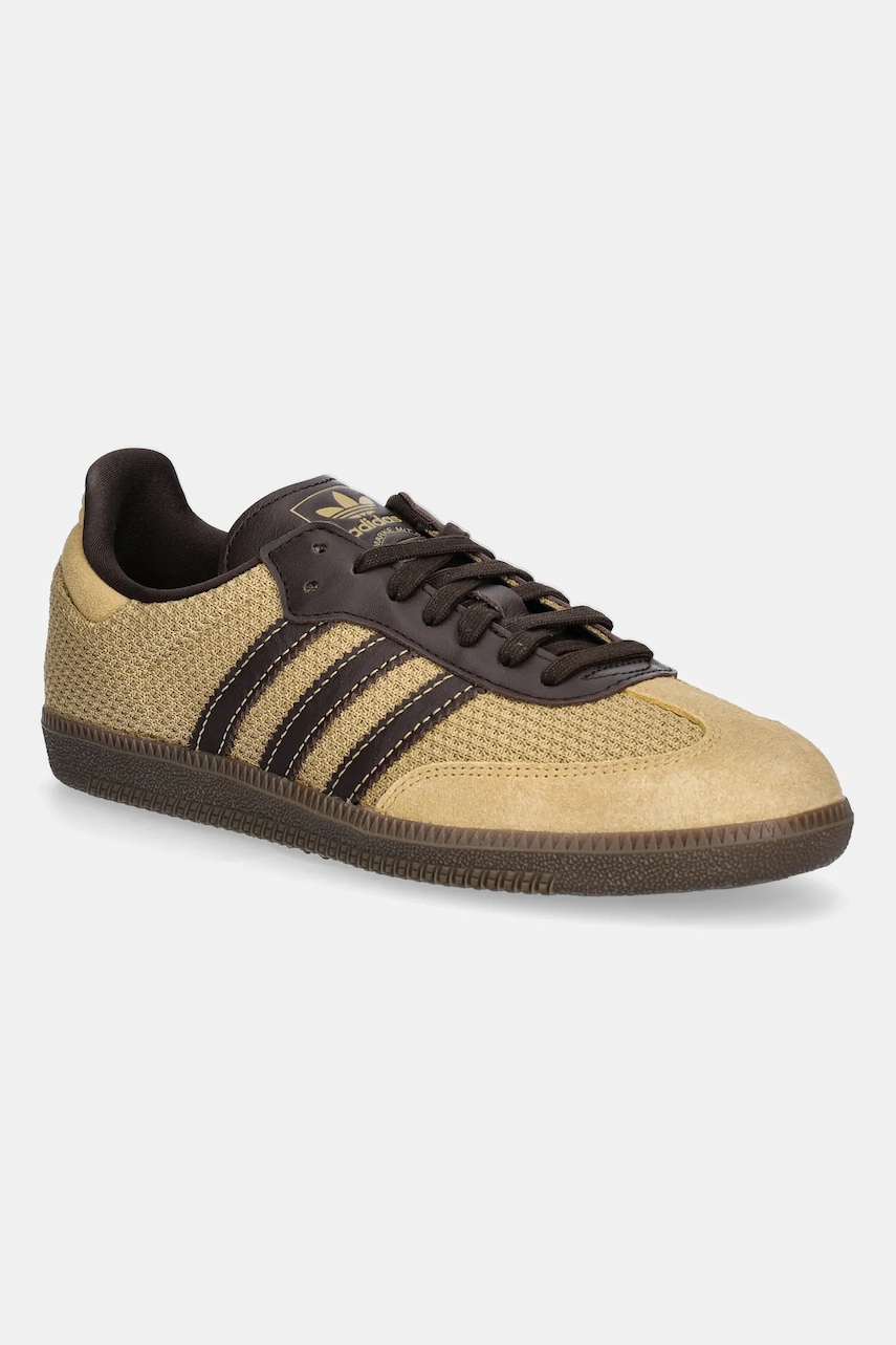 Tenisky adidas Originals Samba OG pánské, béžová barva, JR0884
