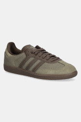 Tenisky adidas Originals Samba OG pánské, zelená barva, JR0885